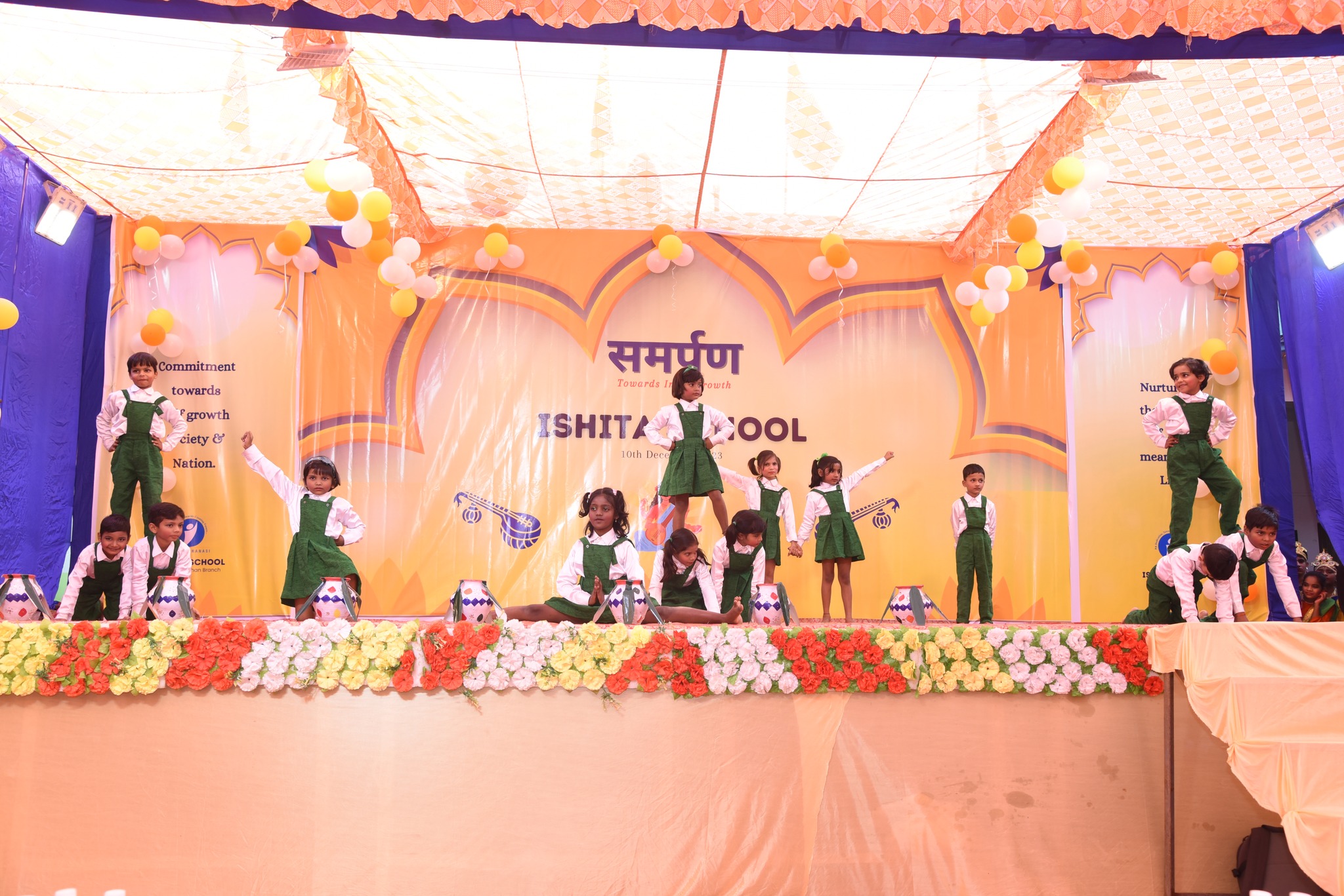 Students learning at Ishita School